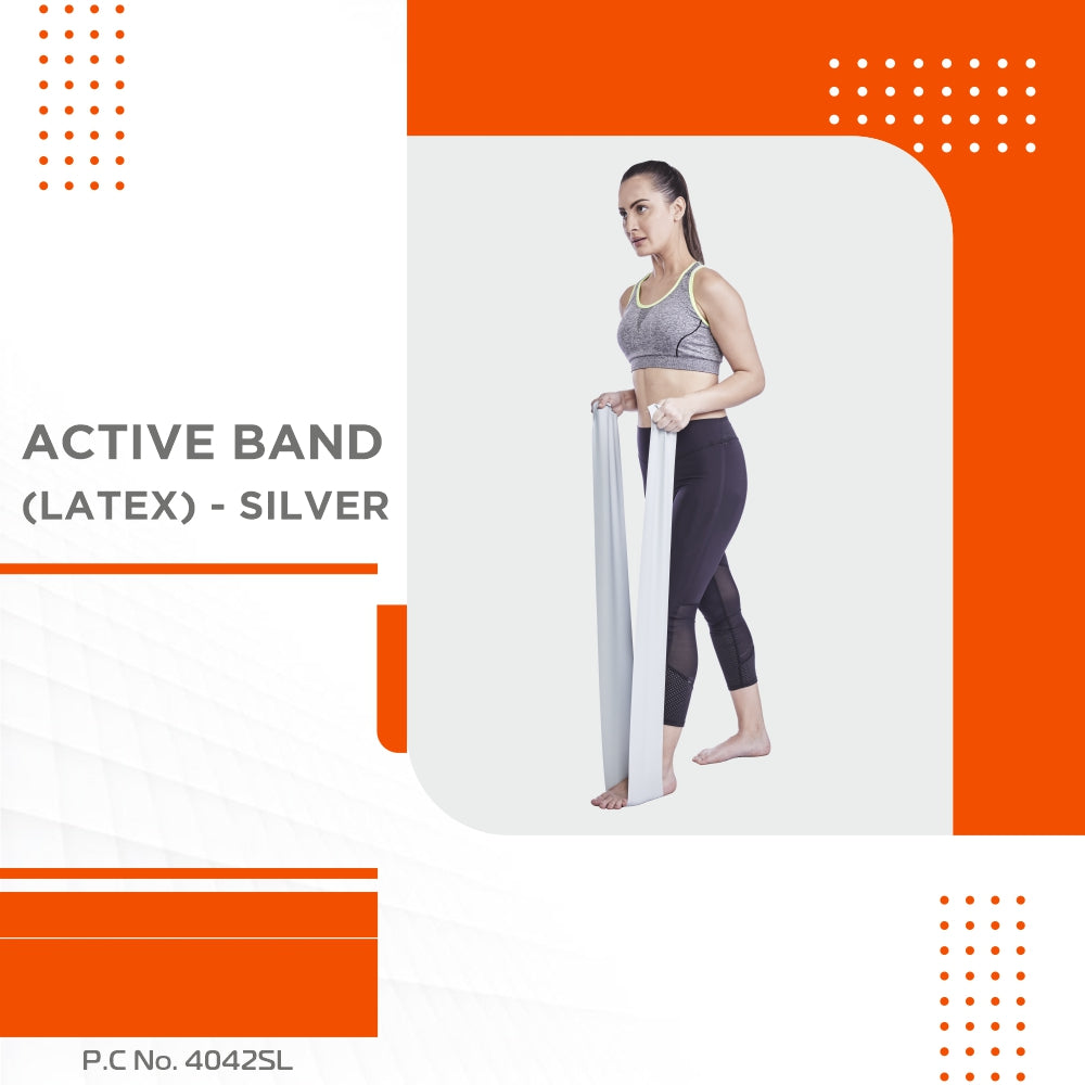 ACTIVEBAND PHYSICAL RESISTANCE BAND - SILVER 1.80 Mtrs