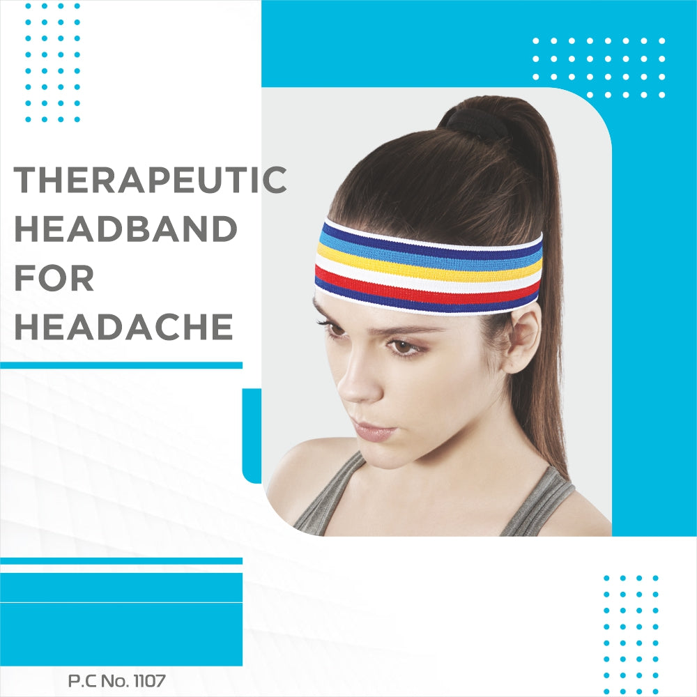 "THERAPEUTIC HEADBAND FOR HEADACHE"
