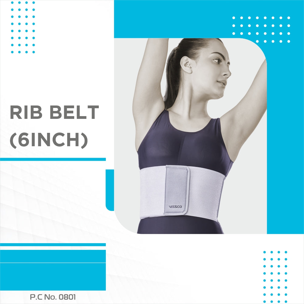 "6"" RIB BELT (GREY COLOUR) STANDARD"