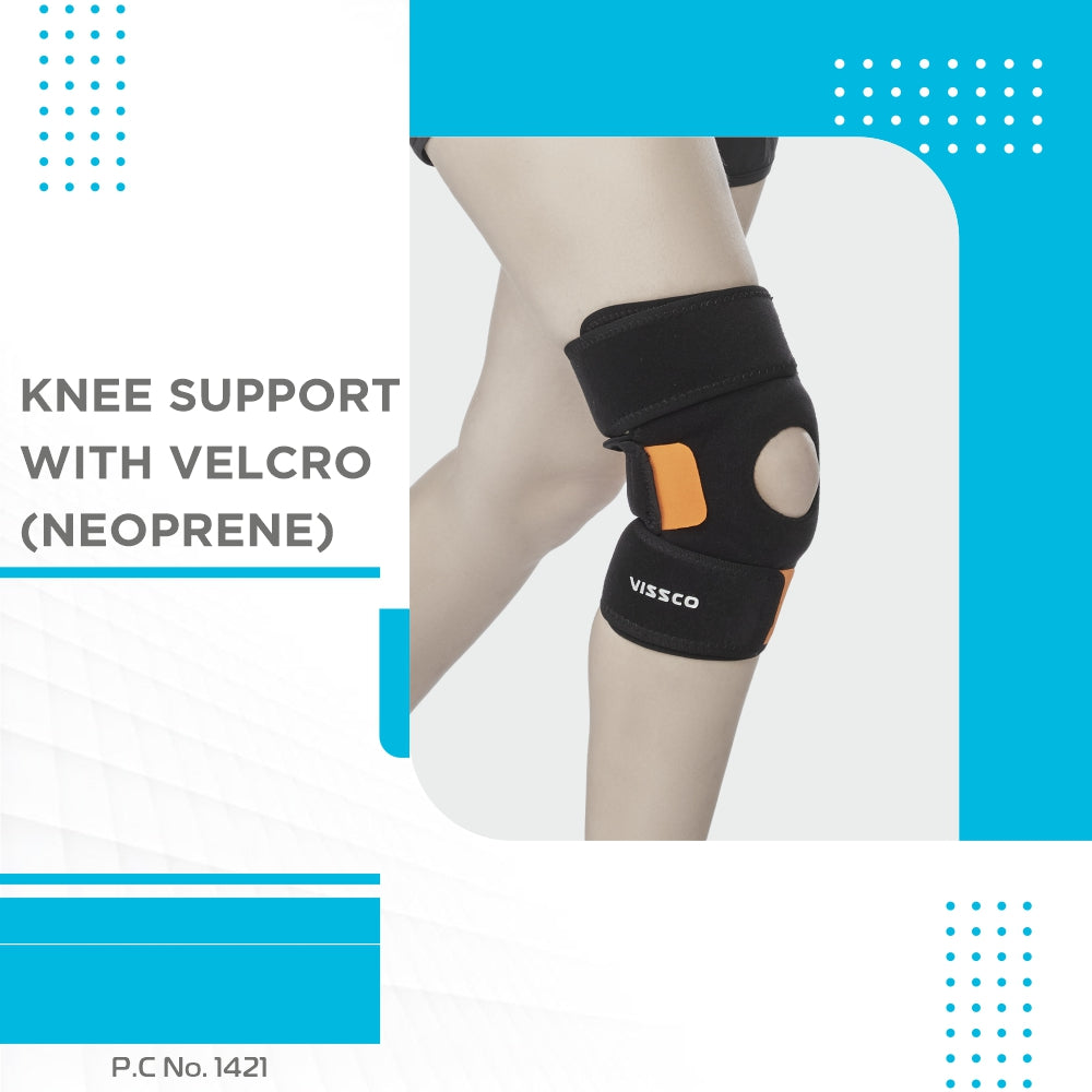 NEOPRNE KNEE SUPPORT WITH VELCRO