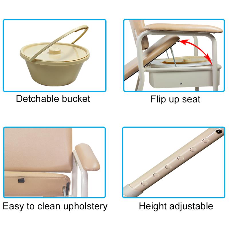 KosmoCare Elegant Bedside Commode chair (RMU122)