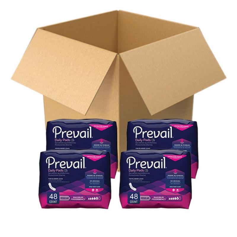 Prevail Pads - MAXIMUM Absorbency (For Women) - 48 Counts