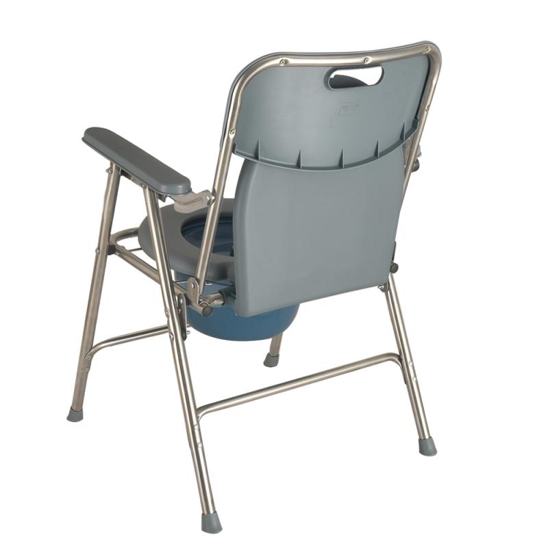 KosmoCare Stainless Steel Commode Chair with Lid (RMU126)