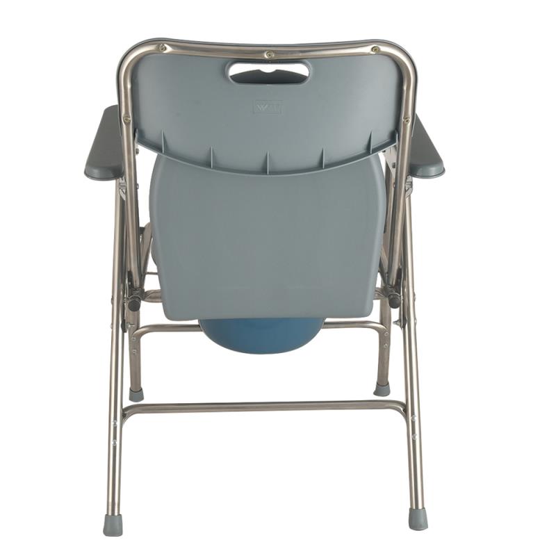KosmoCare Stainless Steel Commode Chair with Lid (RMU126)