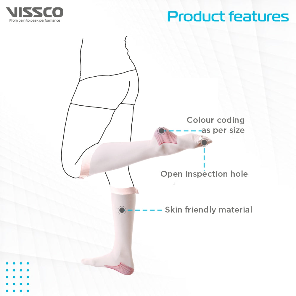 "VISSCO ANTI-EMBOLISM - KNEE (LOWER INSPECTION HOLE)"