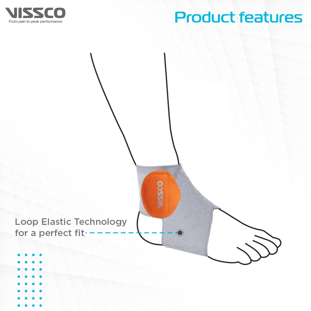"ANKLE BINDER. STANDARD (GREY COLOUR) STANDARD"