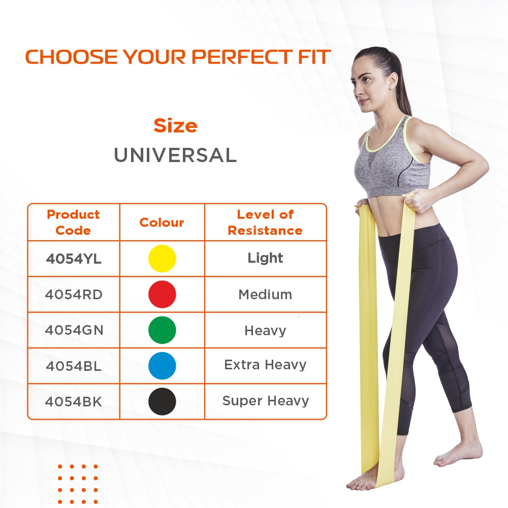 "ACTIVEBAND PHYSICAL RESISTANCE LATEX FREE BAND - YELLOW 150CMS"