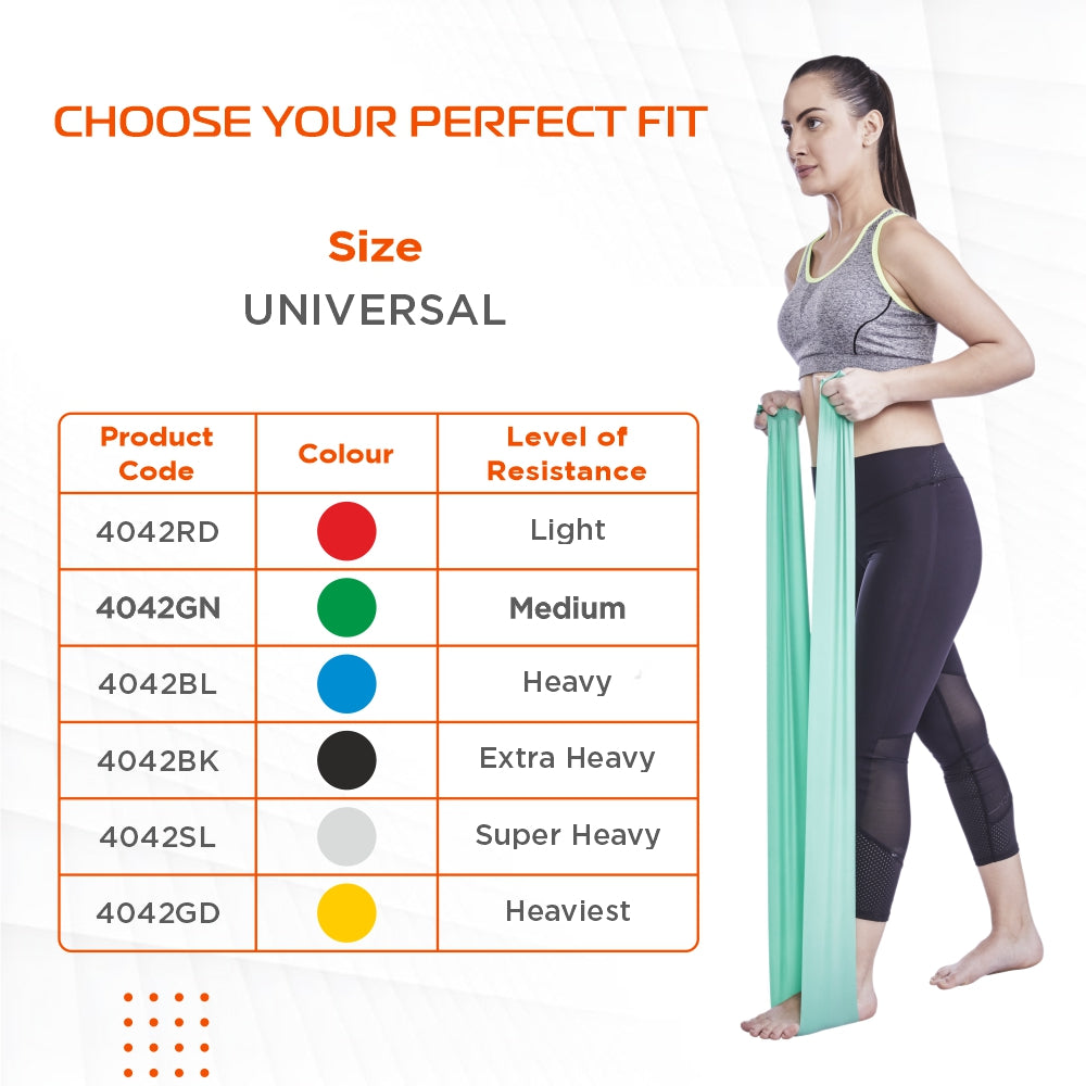 ACTIVEBAND PHYSICAL RESISTANCE BAND - GREEN 1.80 Mtrs