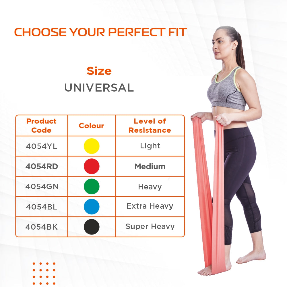 ACTIVEBAND PHYSICAL RESISTANCE LATEX FREE BAND - RED 150CMS