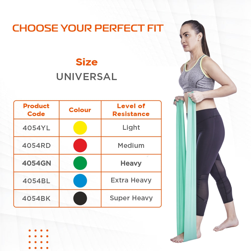 ACTIVEBAND PHYSICAL RESISTANCE LATEX FREE BAND - GREEN 150CMS