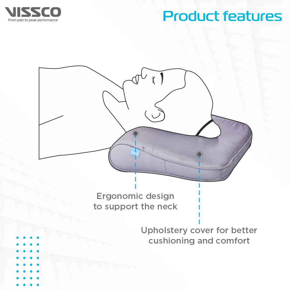 CERVICAL PILLOW - DELUX (Grey)