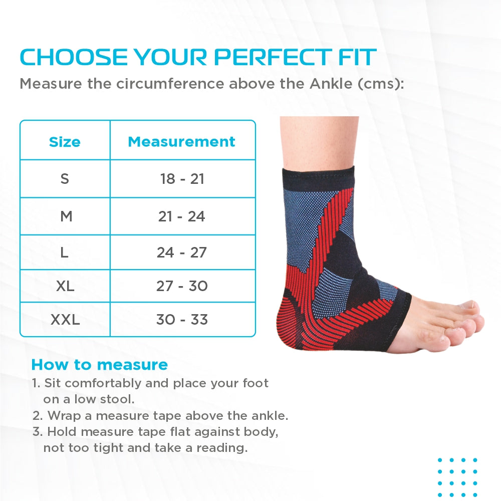 "PRO-3D ANKLE SUPPORT WITH GEL PADDING"