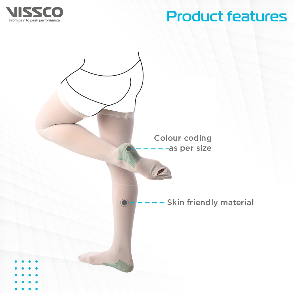 "VISSCO ANTI-EMBOLISM - THIGH (LOWER INSPECTION HOLE)"