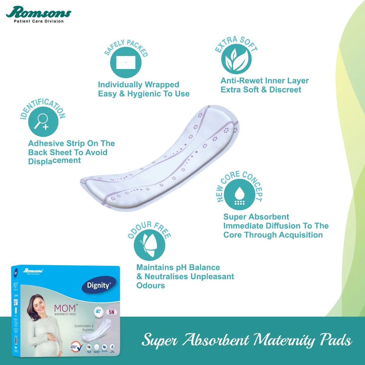 Dignity Mom Maternity Pads (5 Pcs/Pack)