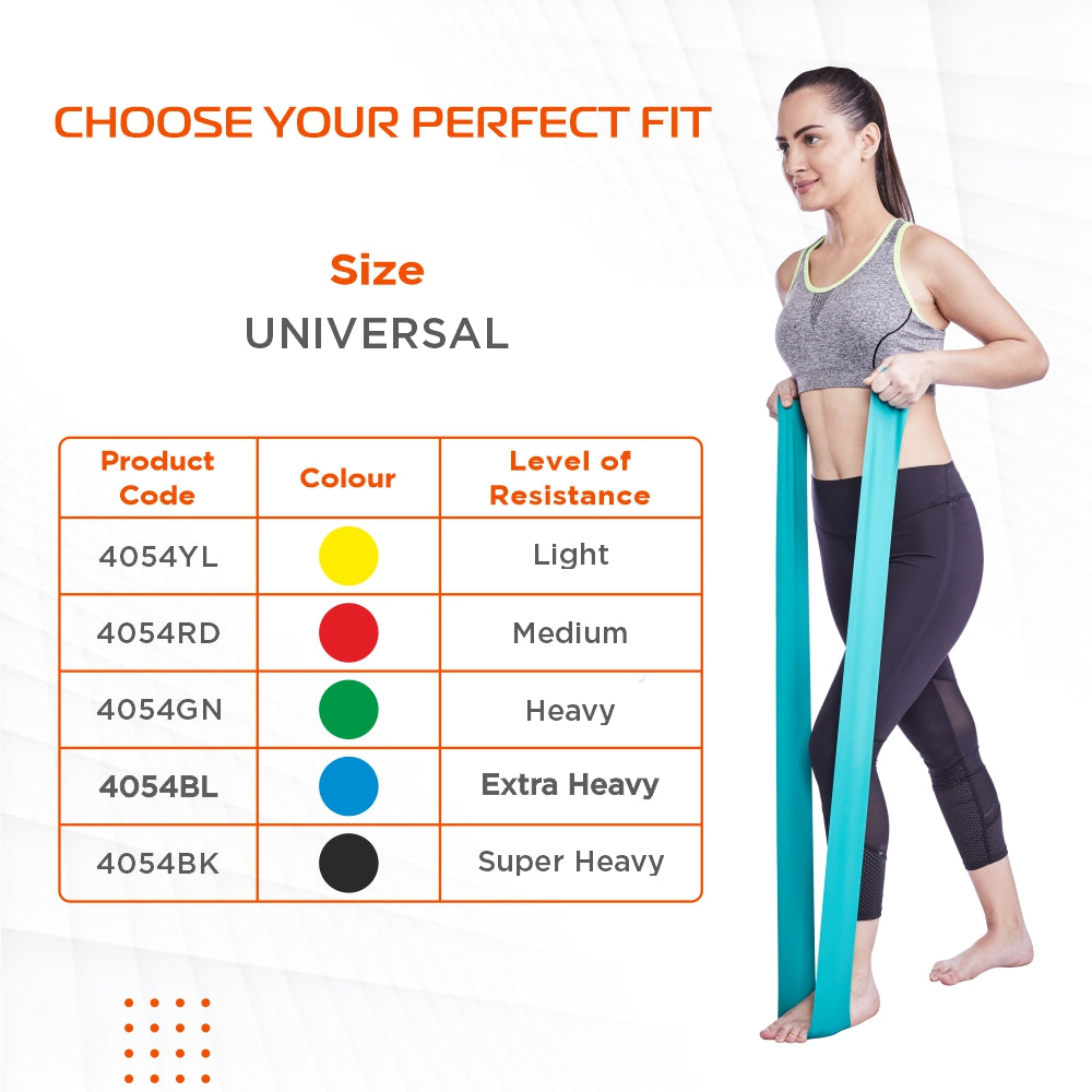 ACTIVEBAND PHYSICAL RESISTANCE LATEX FREE BAND - BLUE 150CMS