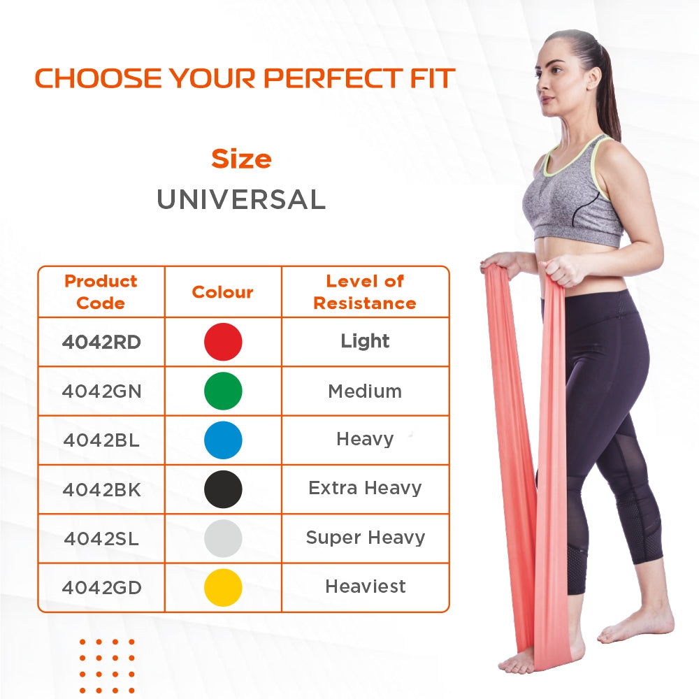 ACTIVEBAND PHYSICAL RESISTANCE BAND - RED 1.80 Mtrs