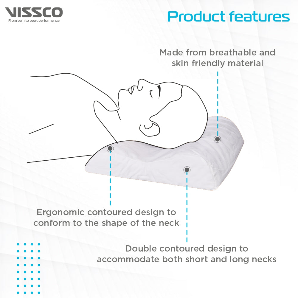 "CERVICAL CONTOURED PILLOW - SMALL"