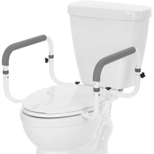 KosmoCare Compact Toilet Safety Rails - Steel