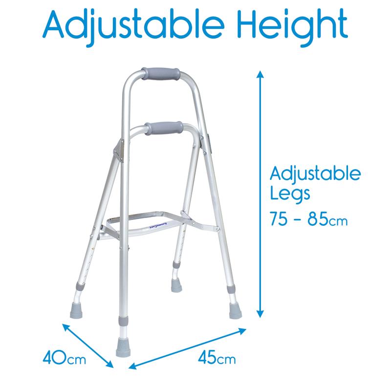KosmoCare Aluminium Side Style Hemi One Arm Walker (RX221)