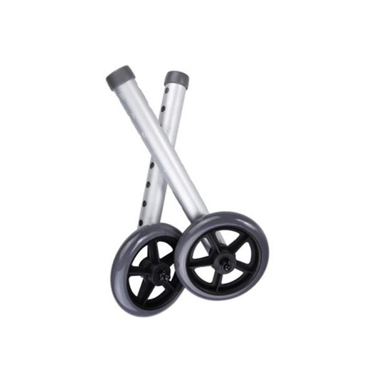 KosmoCare matte finish 5" wheels for walker (1 pair)