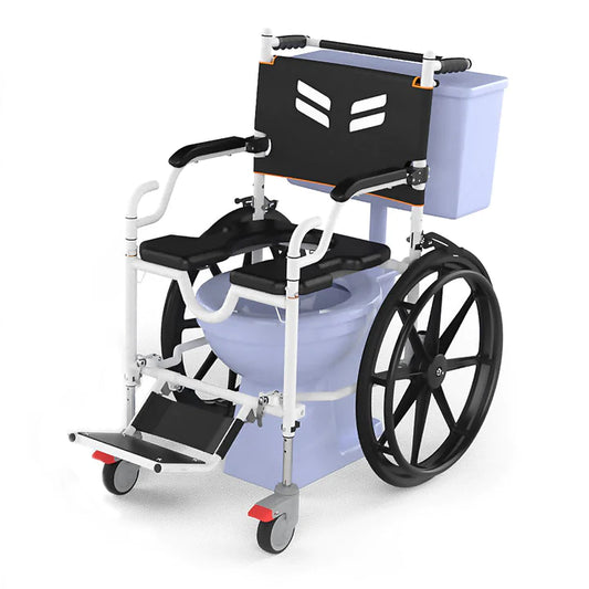 Frido GO Self Propelled Wheelchair | Travel and Shower Commode Wheelchair