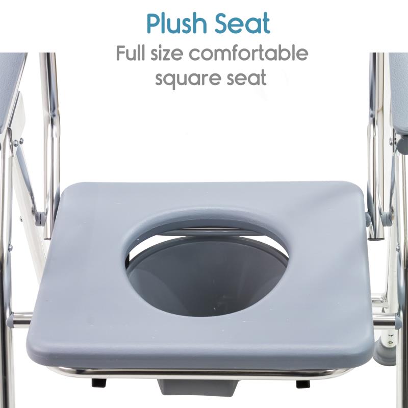 KosmoCare Deluxe Commode Chair–HD(RMU116)