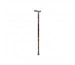 HEIGHT ADJUSTING CANE WITH SNAKE DESIGN
