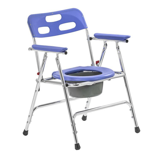 KosmoCare Deluxe Commode Chair-Aluminum frame(RMU107)
