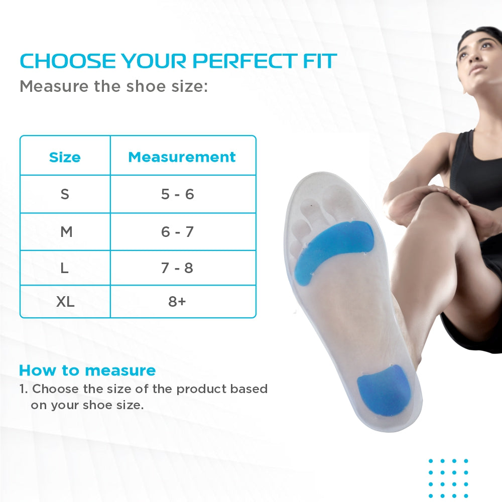 NEW IMPROVED SILICONE INSOLE