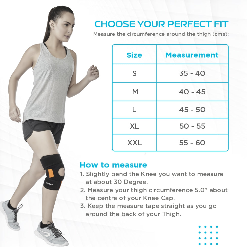 NEOPRNE KNEE SUPPORT WITH VELCRO