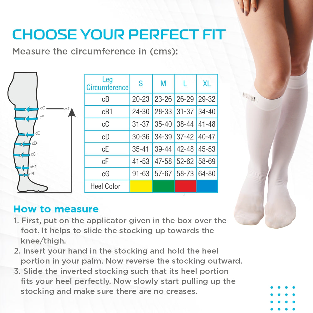 "VISSCO ANTI-EMBOLISM - KNEE (LOWER INSPECTION HOLE)"