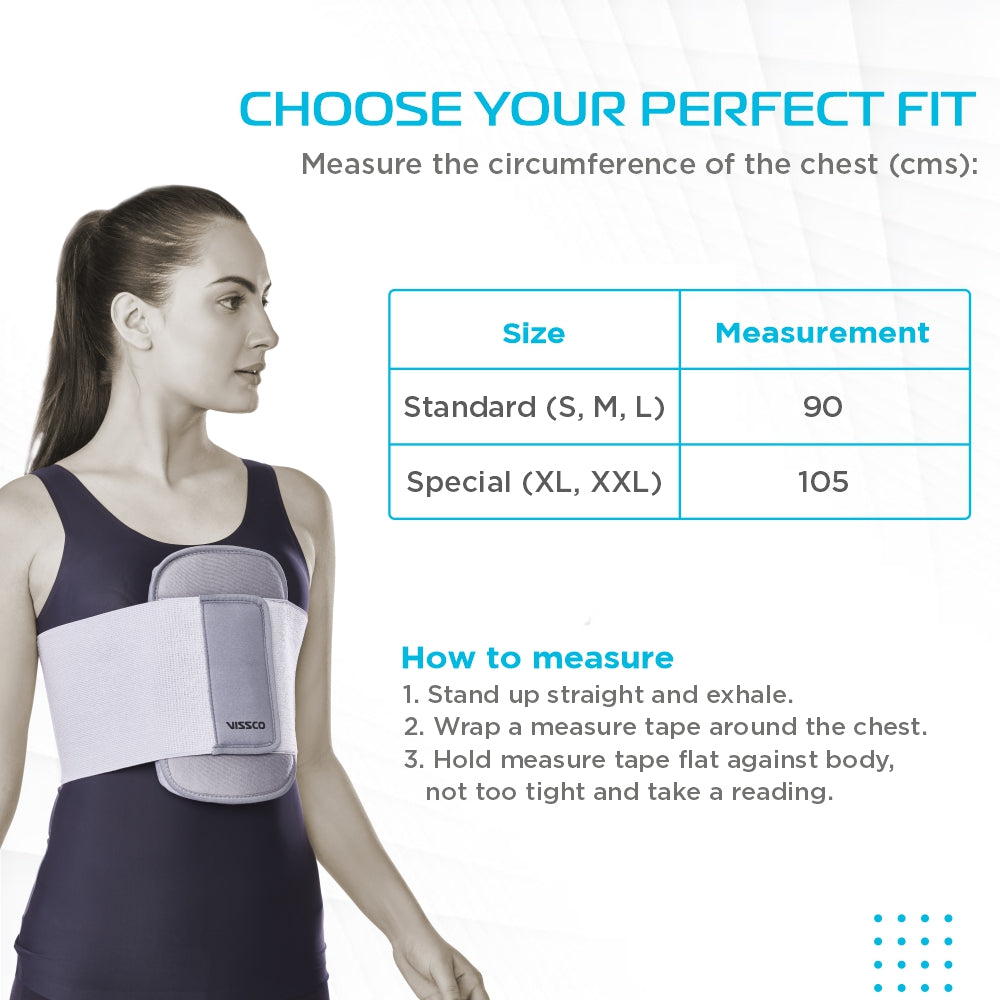 "VISSCO STERNAL BRACE (GREY COLOUR) SPECIAL"