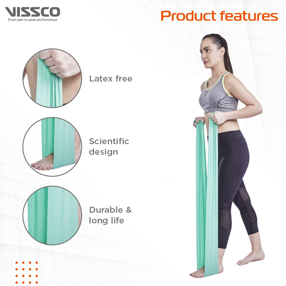 ACTIVEBAND PHYSICAL RESISTANCE LATEX FREE BAND - GREEN 150CMS