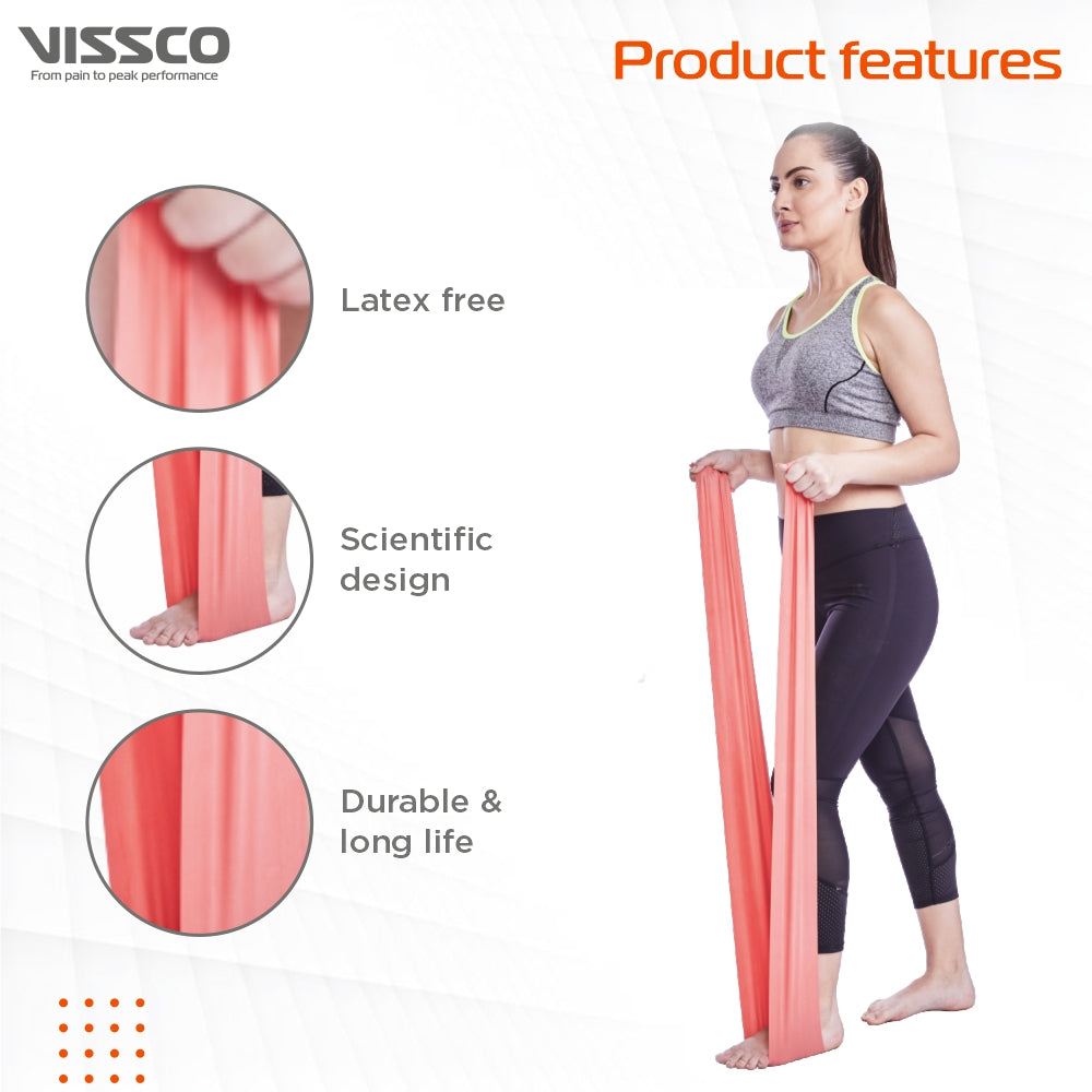 ACTIVEBAND PHYSICAL RESISTANCE LATEX FREE BAND - RED 150CMS