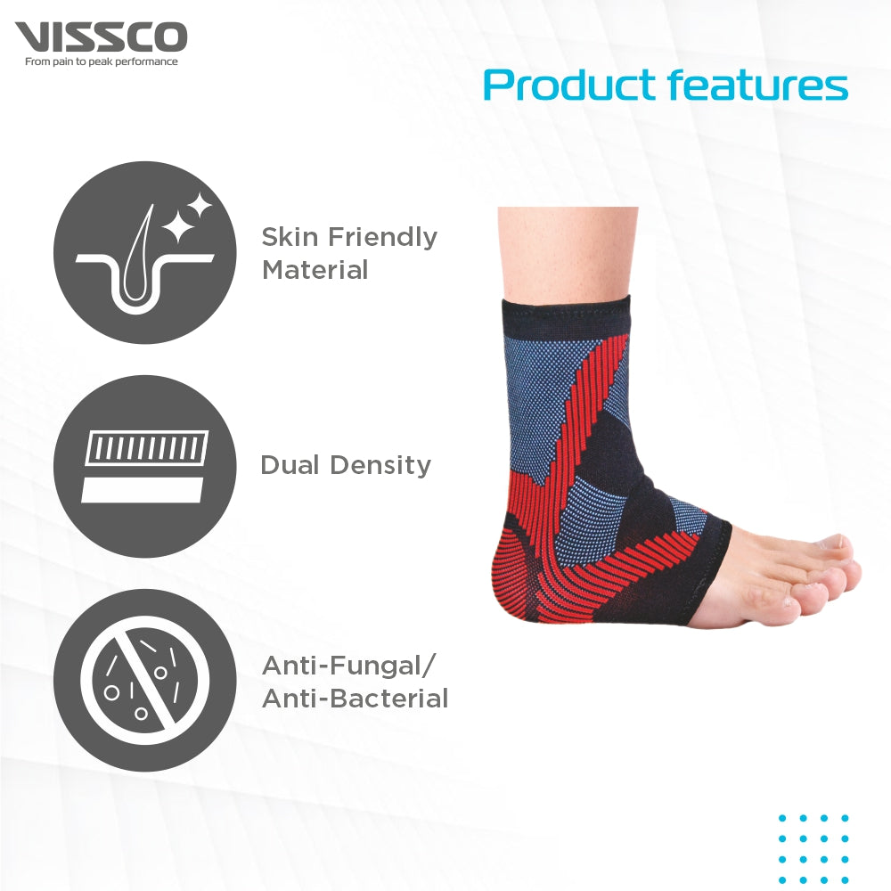 "PRO-3D ANKLE SUPPORT WITH GEL PADDING"