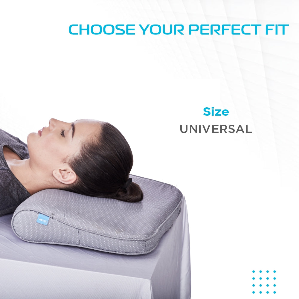 CERVICAL PILLOW - DELUX (Grey)