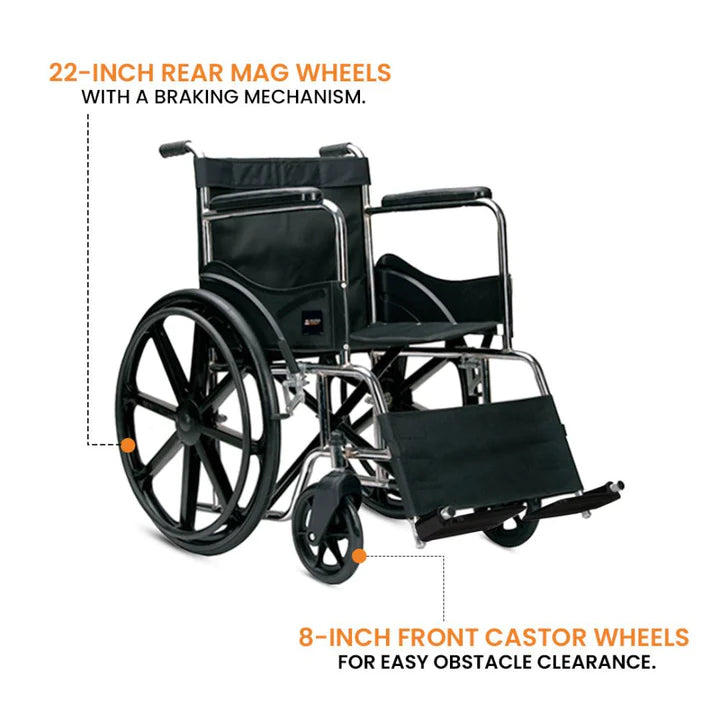 Arcatron FSS100 | Foldable Wheelchair