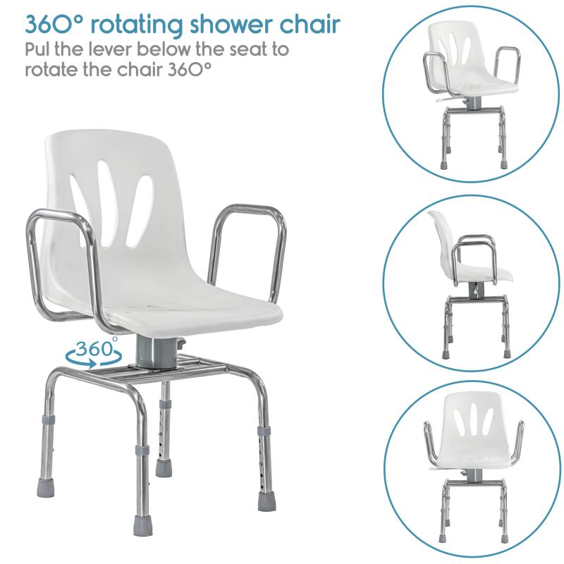 KosmoCare Shower Chair Rotating (RX111)