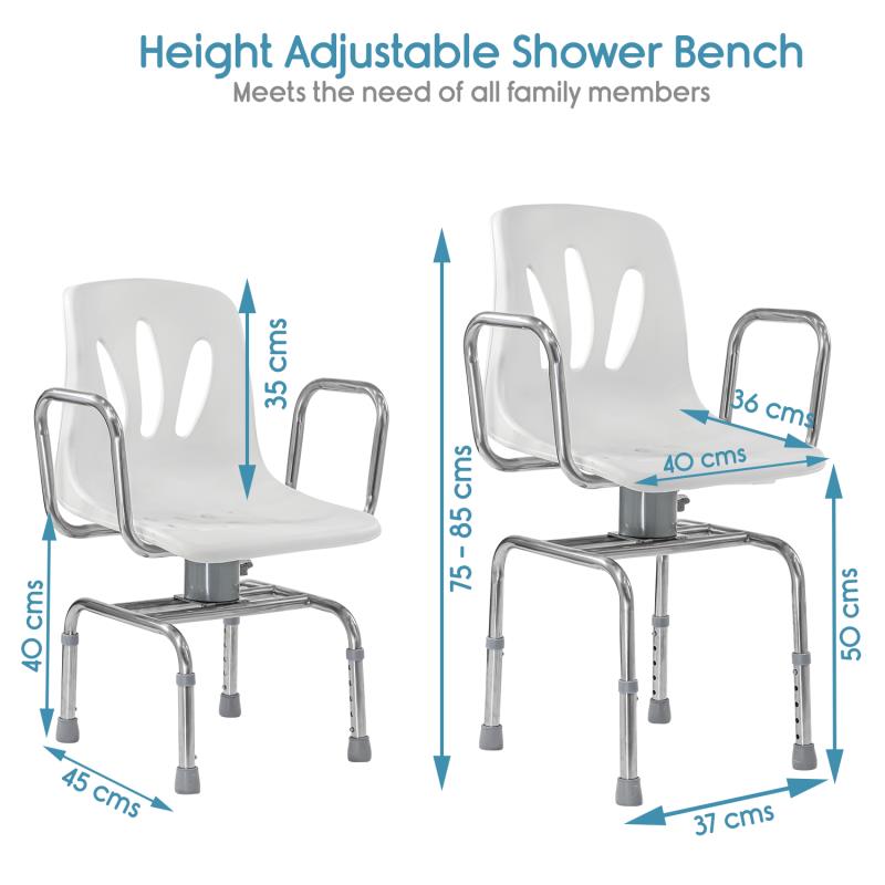KosmoCare Shower Chair Rotating (RX111)