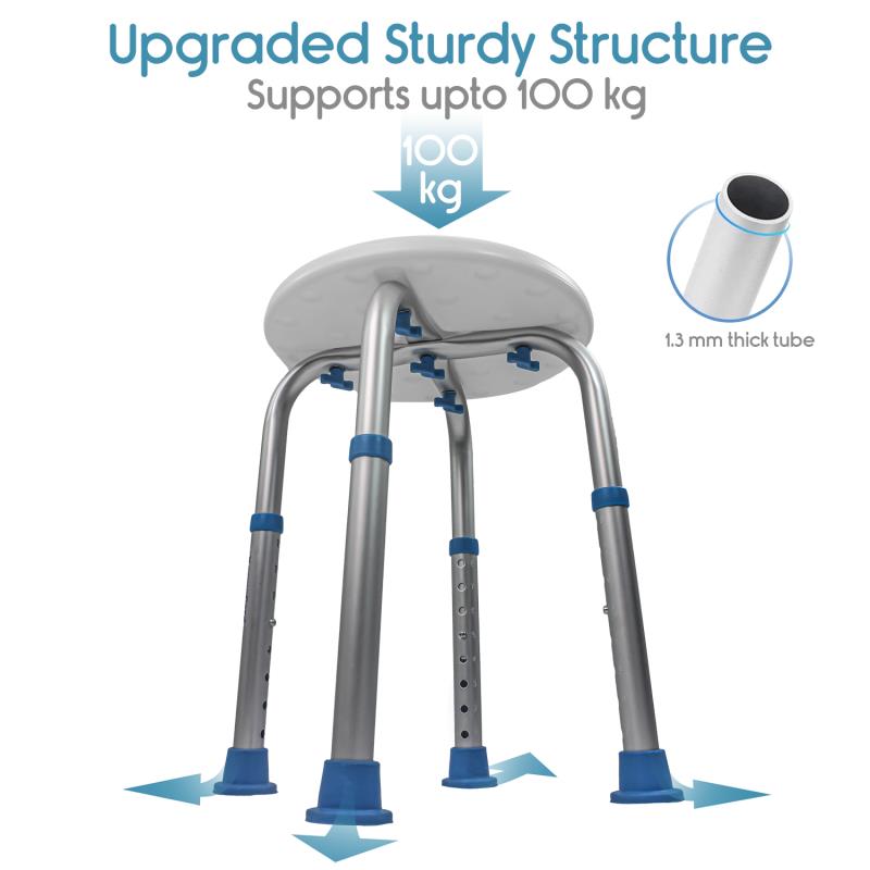 KosmoCare Shower Stool Round Seat (RX106)