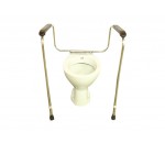 HEIGHT ADJ. TOILET SAFETY RAIL SS