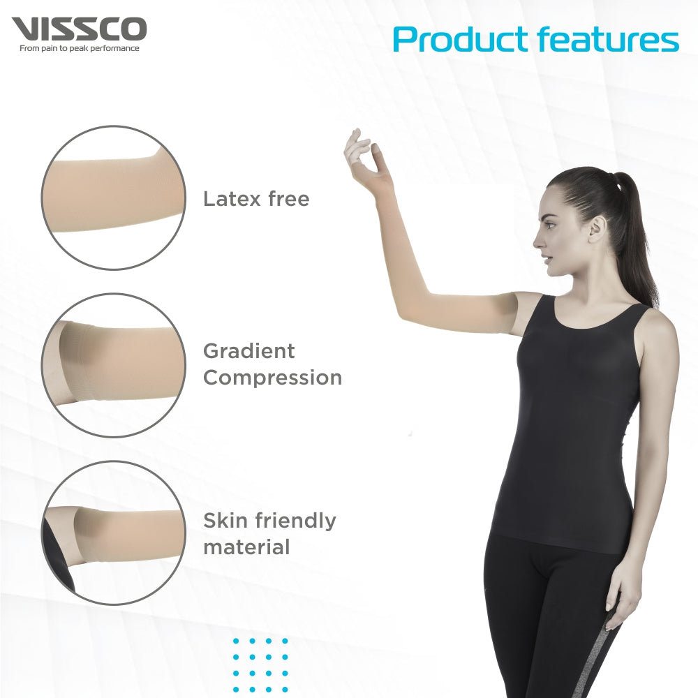 "VISSCO ADV LYMPHOEDEMA ARM SLEEVES"