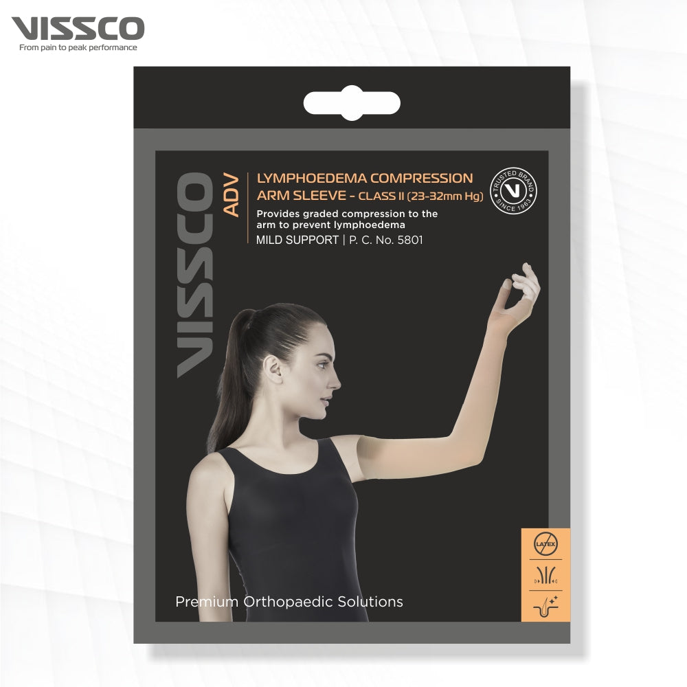 "VISSCO ADV LYMPHOEDEMA ARM SLEEVES"