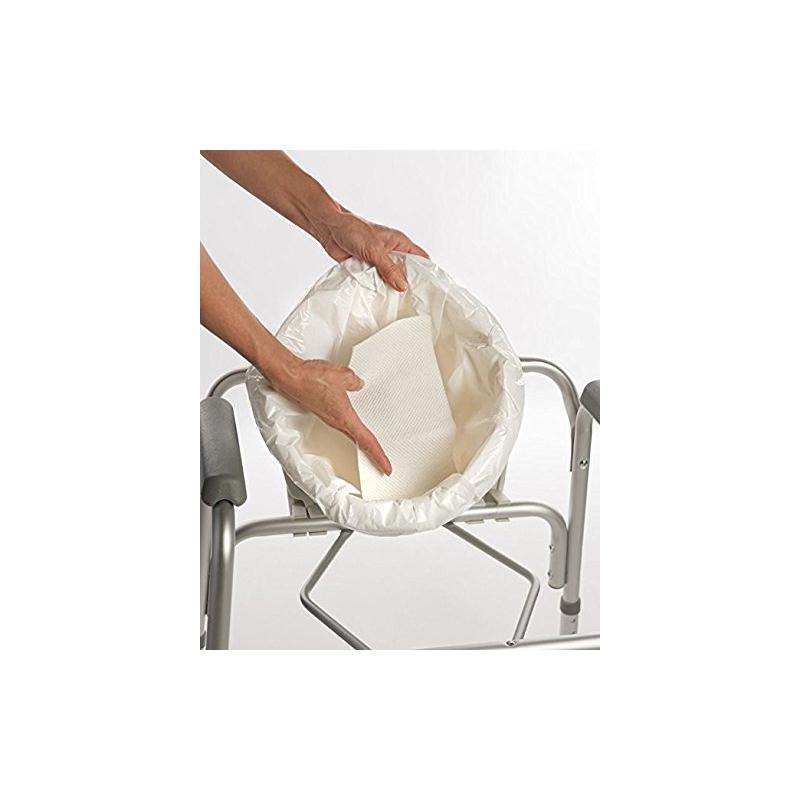 KosmoCare Disposable Bedside Commode Pail Liners - 24 liners