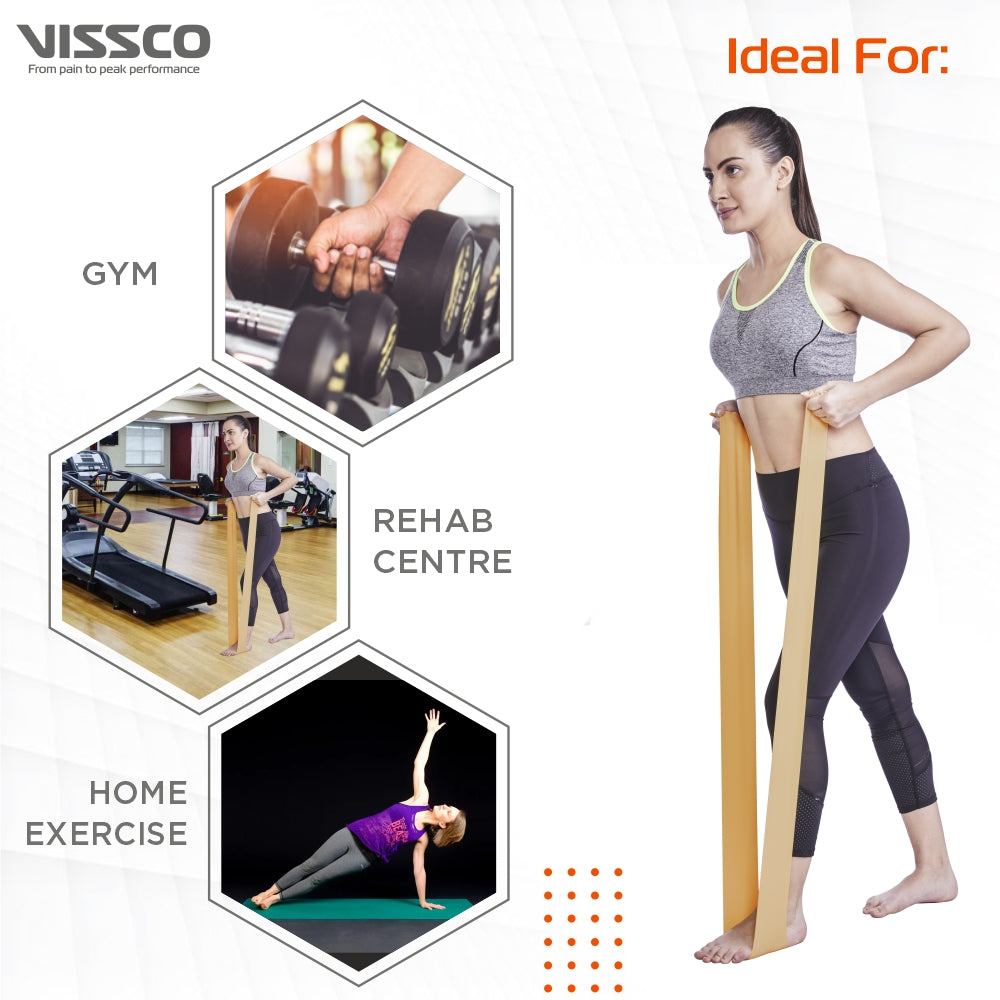 ACTIVEBAND PHYSICAL RESISTANCE BAND - GOLD 1.80 Mtrs