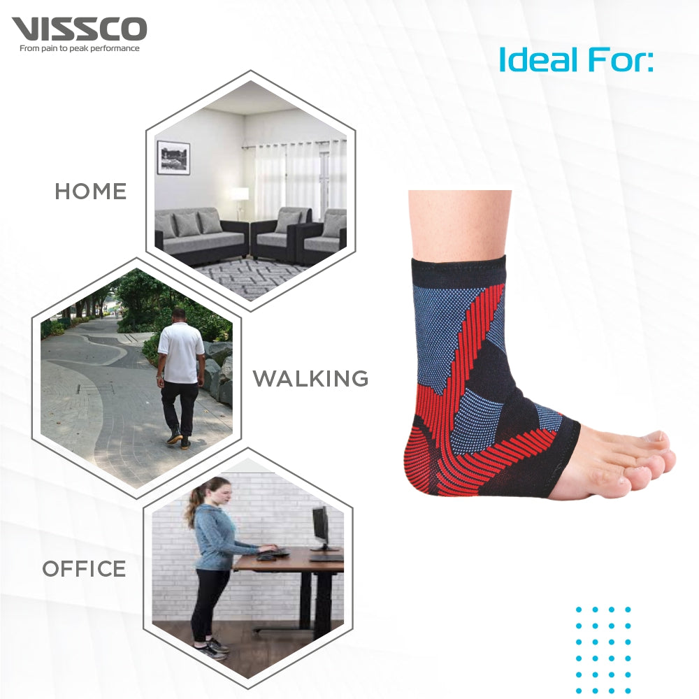 "PRO-3D ANKLE SUPPORT WITH GEL PADDING"