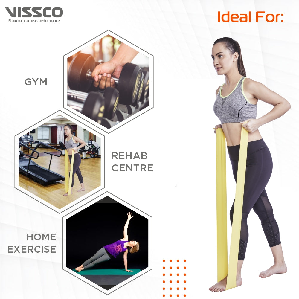 "ACTIVEBAND PHYSICAL RESISTANCE LATEX FREE BAND - YELLOW 150CMS"
