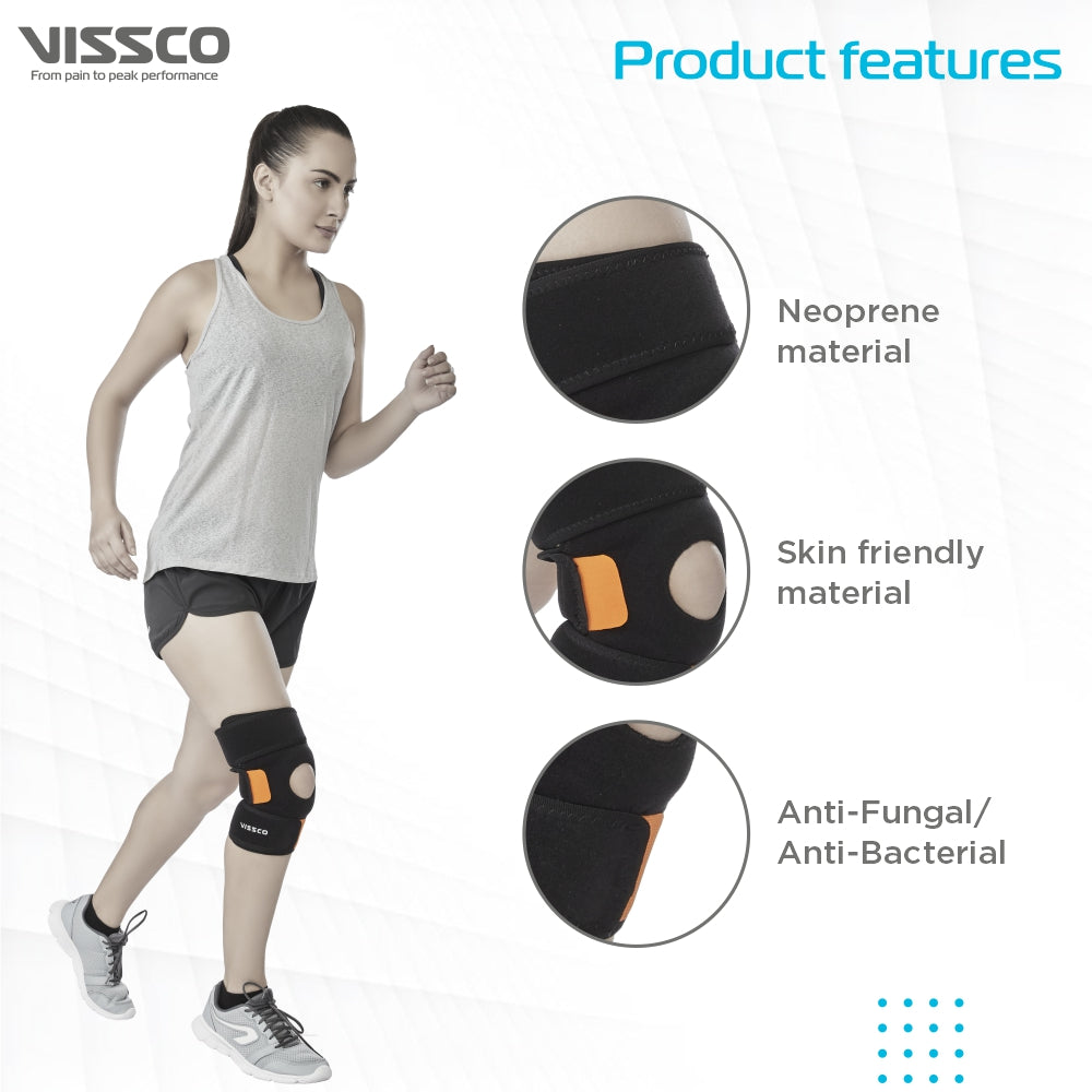 NEOPRNE KNEE SUPPORT WITH VELCRO