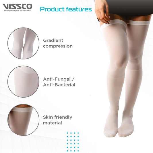 "VISSCO ANTI-EMBOLISM - THIGH (LOWER INSPECTION HOLE)"
