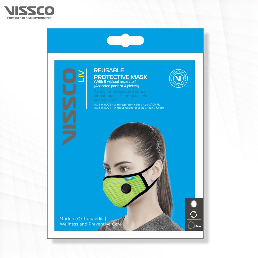 "REUSABLE MASK WITHOUT RESPIRATOR (PACK OF 4)"
